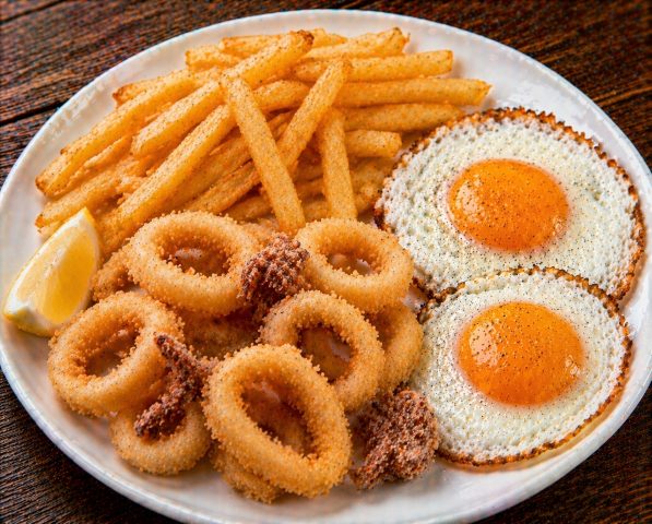 Plato Combinado de Calamares
