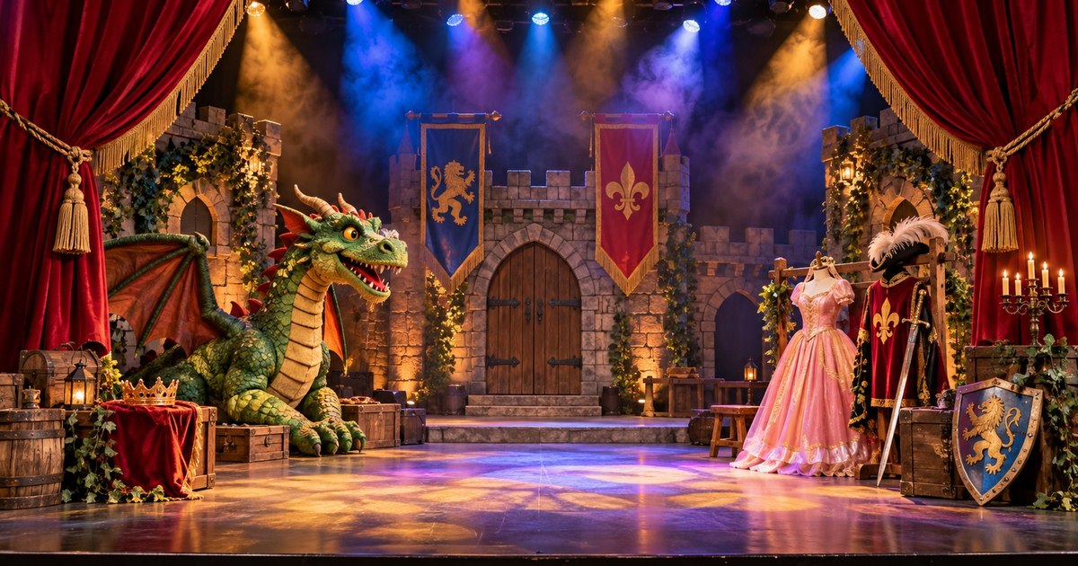 Teatro · Princesas, caballeros y dragones