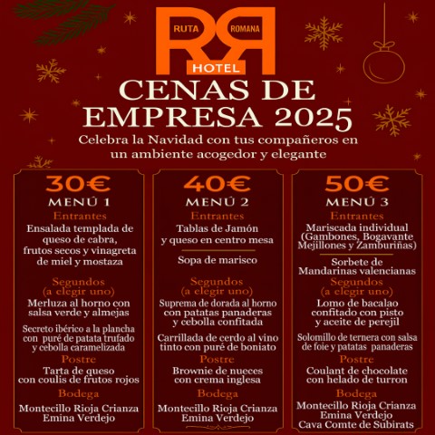 Cenas de Empresa 2025 - Hotel Ruta Romana