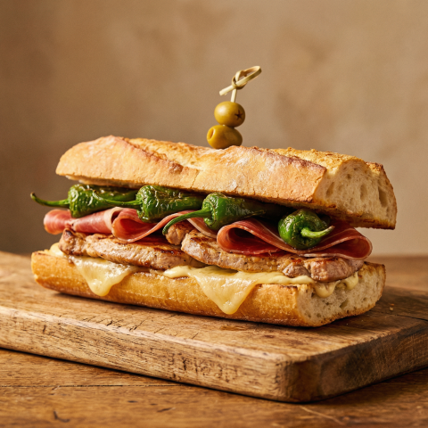 Bocadillo Serranito Sagunto