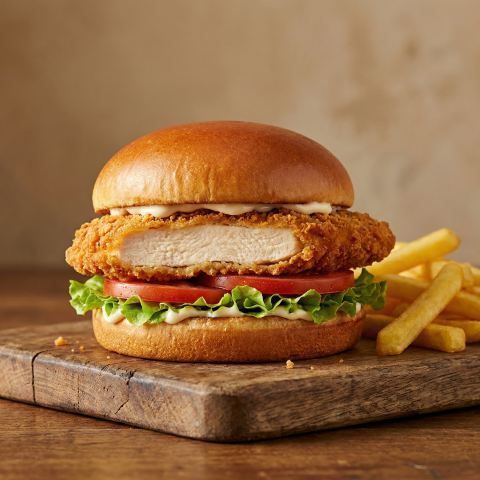 Hamburguesa de Pollo Empanado Sagunto